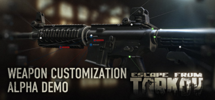 Escape From Tarkov Prezentacja systemu modyfikacji uzbrojenia
